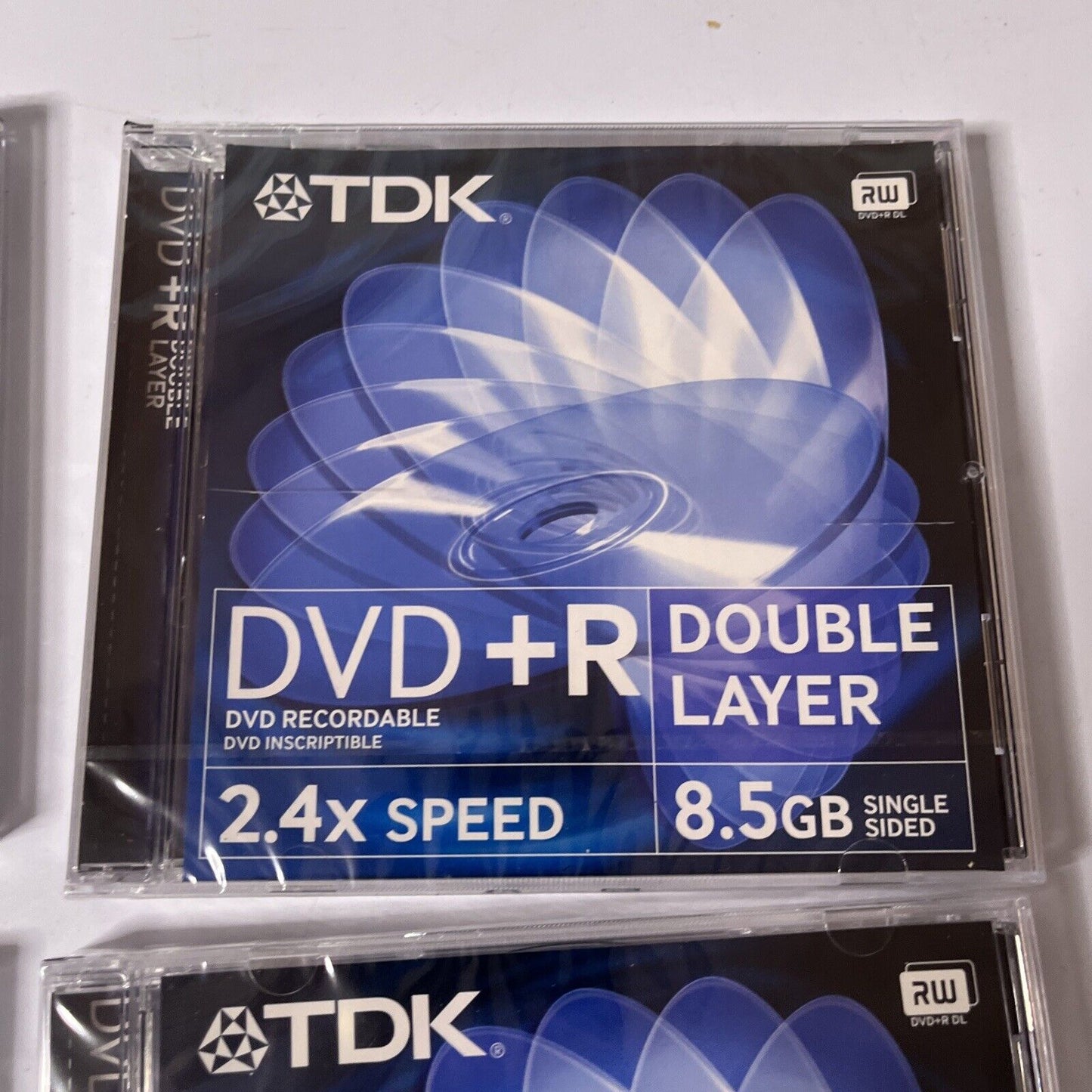 *New Sealed* TDK DVD+R Double Layer 8.5GB Single Sided Blank Discs (4 Pack)