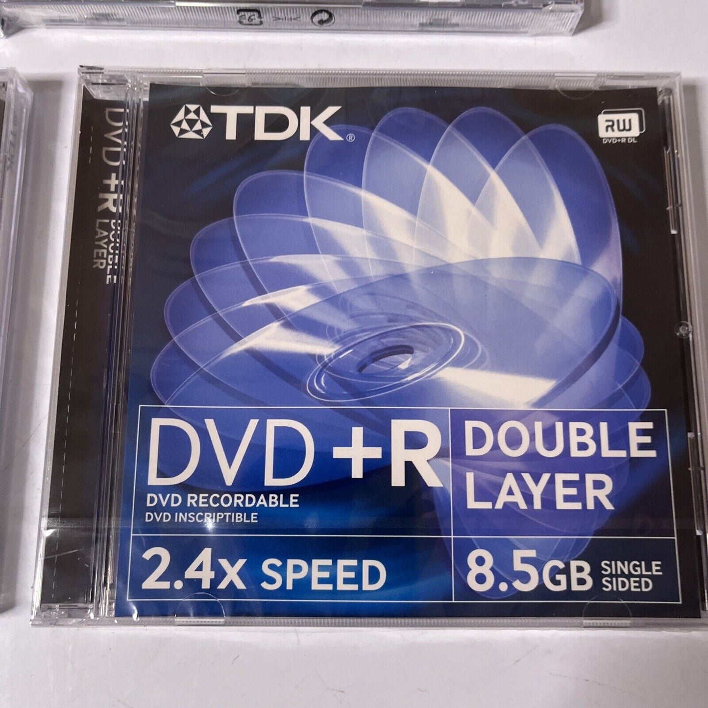 *New Sealed* TDK DVD+R Double Layer 8.5GB Single Sided Blank Discs (4 Pack)