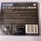 *New Sealed* TDK DVD+R Double Layer 8.5GB Single Sided Blank Discs (4 Pack)