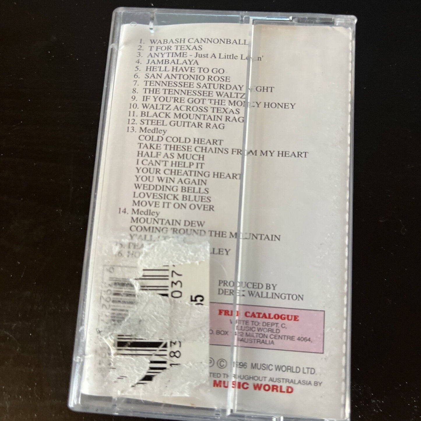 Boxcar Willie - On Stage (Cassette Tape, 1996)