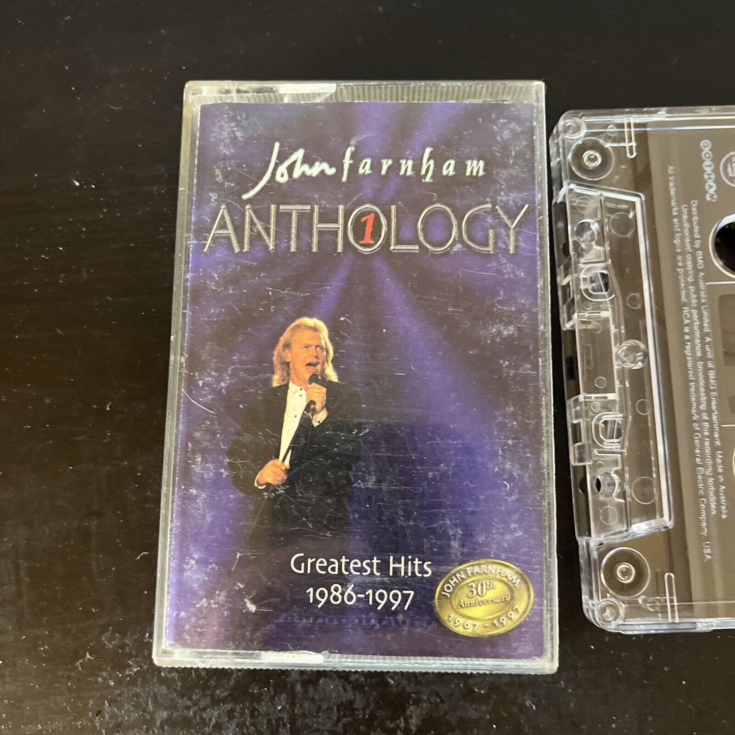 John Farnham Anthology - Greatest Hits 1986-1997 (Cassette, 1998)