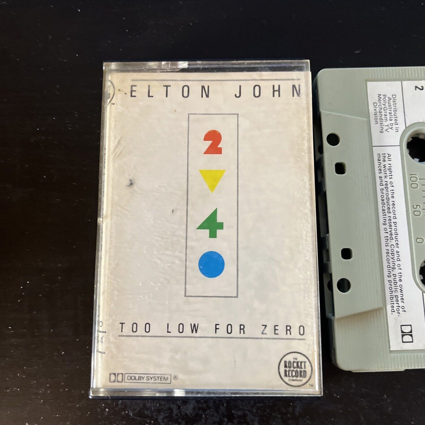 Elton John - Too Low For Zero (Cassette Tape, 1983) 811052-4