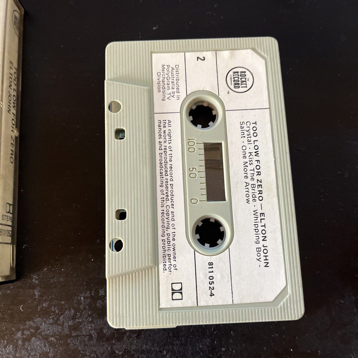 Elton John - Too Low For Zero (Cassette Tape, 1983) 811052-4