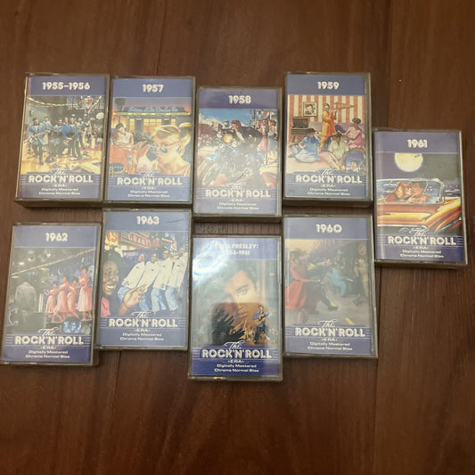 Time Life Music - The Rock 'n' Roll Era - Cassette Tape - 9-Tapes