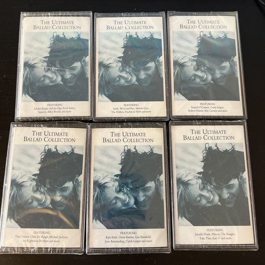 The Ultimate Ballad Collection - 6 Cassette Tapes *New Sealed*