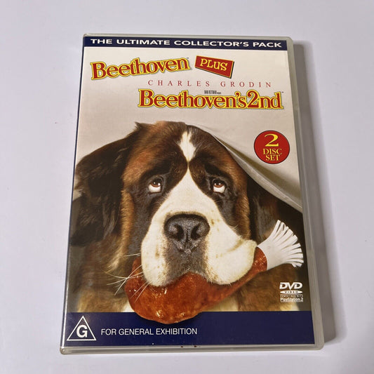 Beethoven / Beethoven's 2nd (DVD, 1992, 2-Disc) Region 4