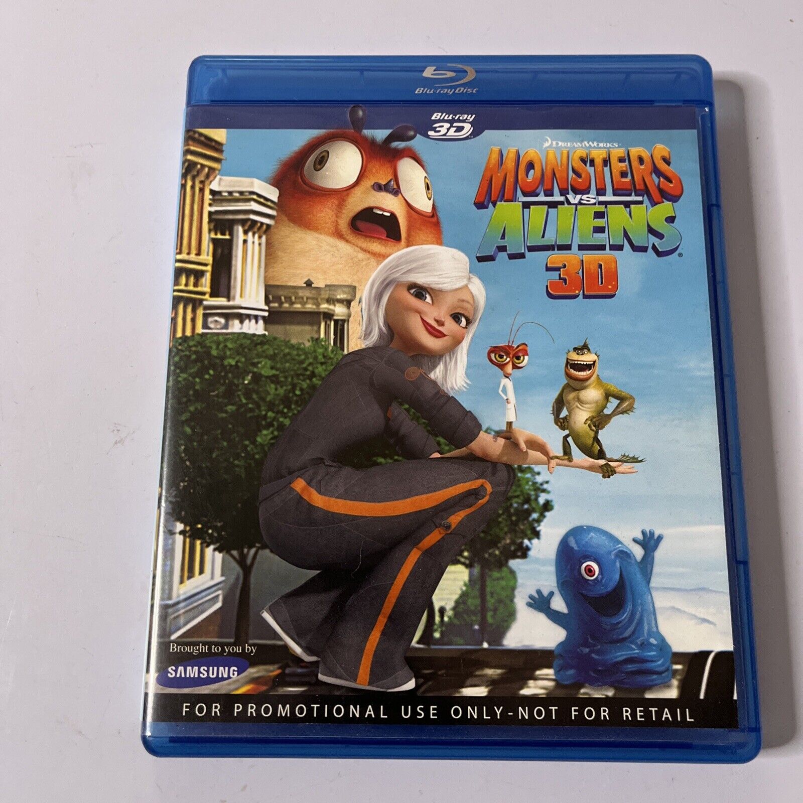 Monsters Vs Aliens 3d Promo Copy Bluray 3d 2009 Retro Unit