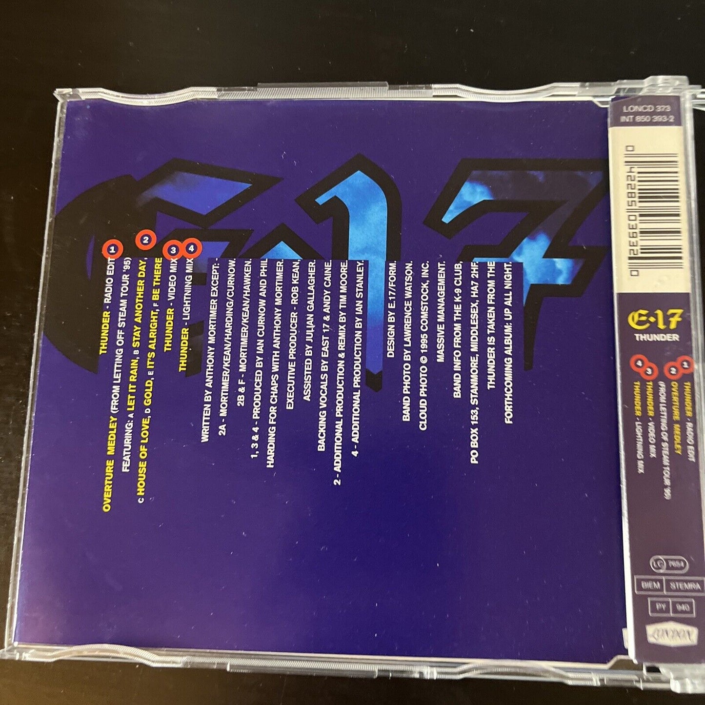 East 17 - Thunder (CD, 1995)