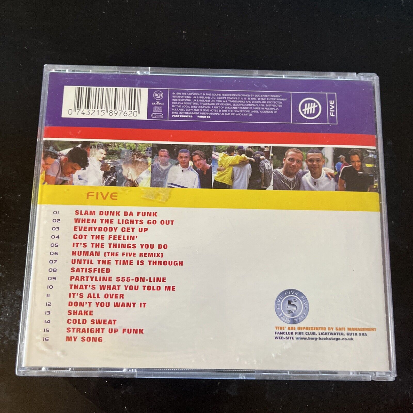 5ive: The Album by Five (CD, 1998) – Retro Unit