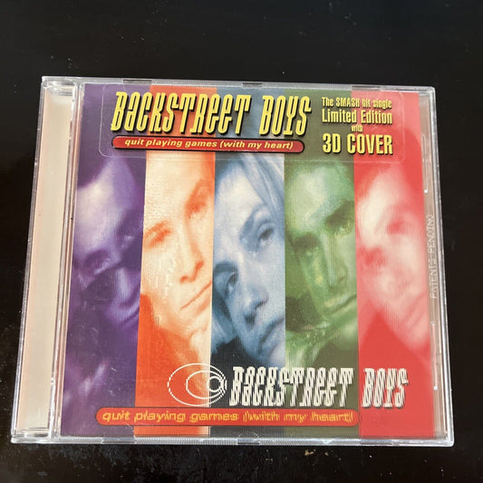 Backstreet Boys - Quit Playing Games With My Heart - Limited Edition 3D Cover CD