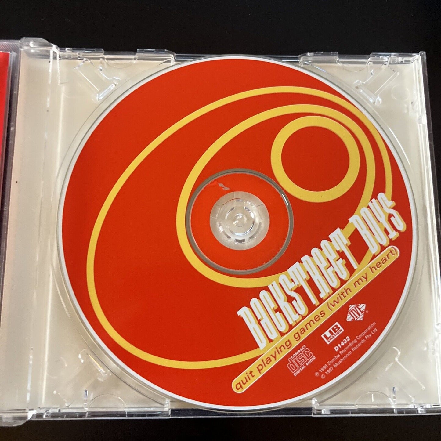 Backstreet Boys - Quit Playing Games With My Heart - Limited Edition 3D Cover CD