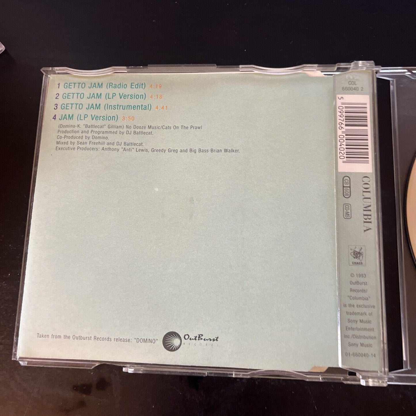 Domino - Getto Jam (CD, 1993)