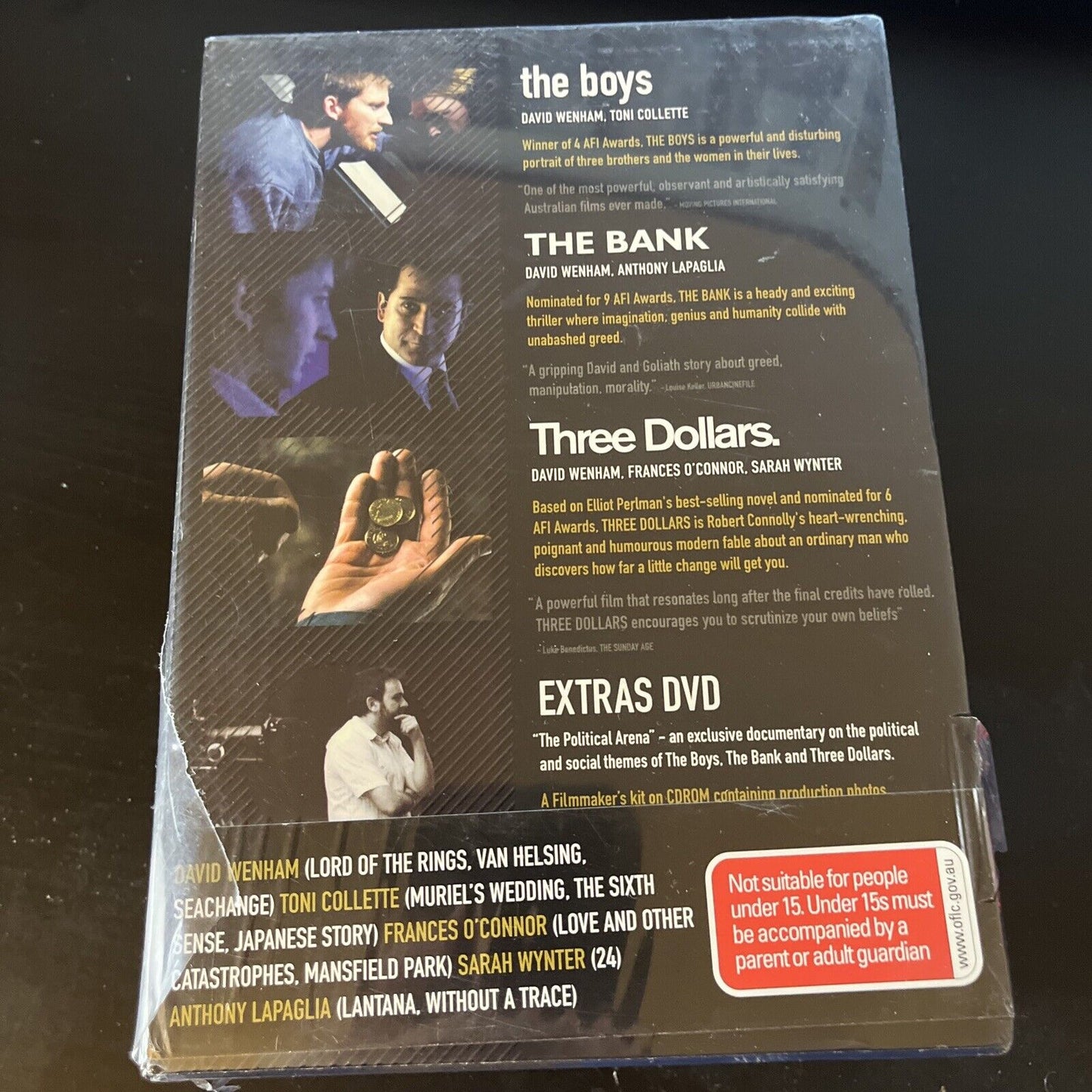 *New Sealed* The Boys / The Bank / Three Dollars (DVD, 1997) All Regions