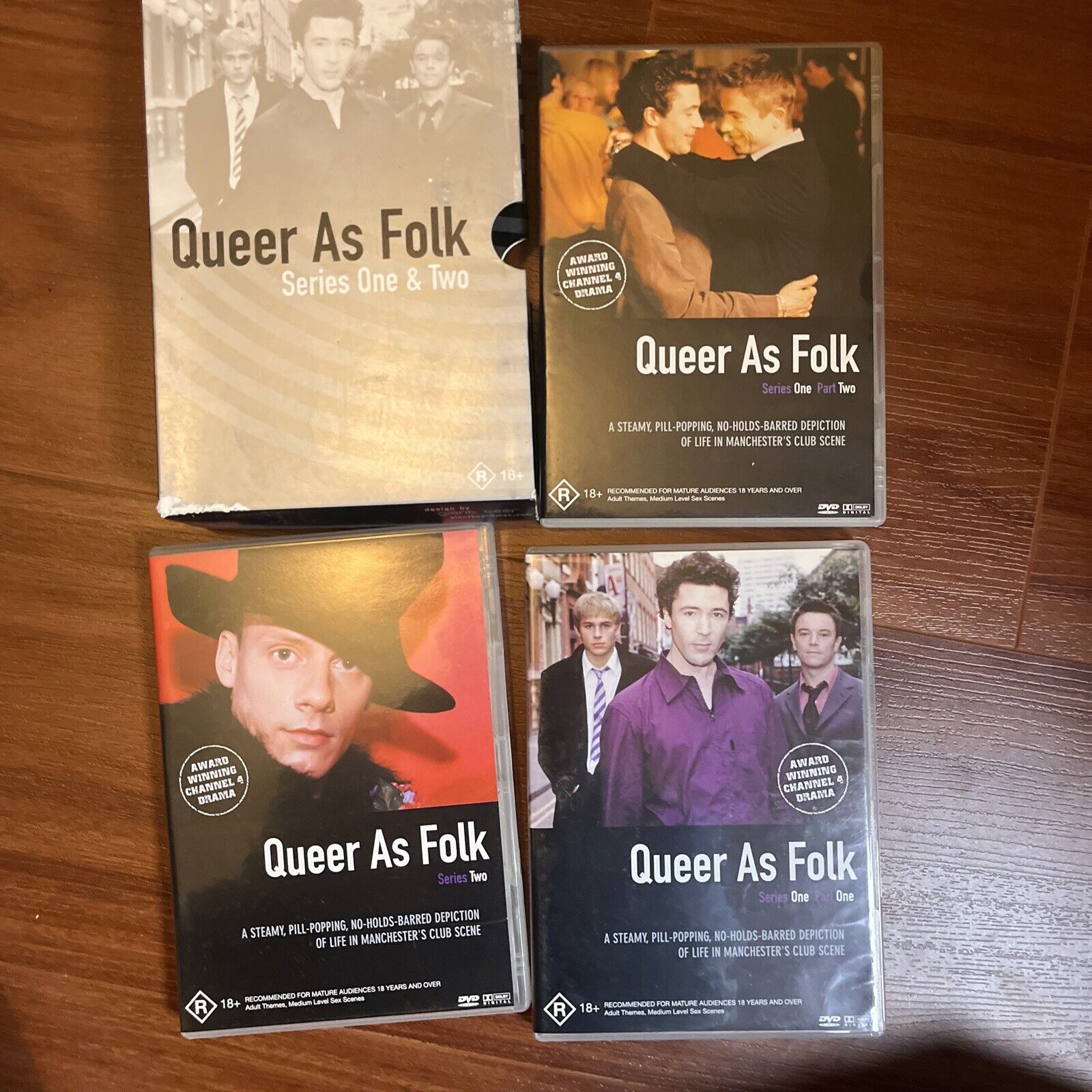 Queer As Folk - Series 1 & 2 - UK Series (DVD, 2000, 3-Disc) All