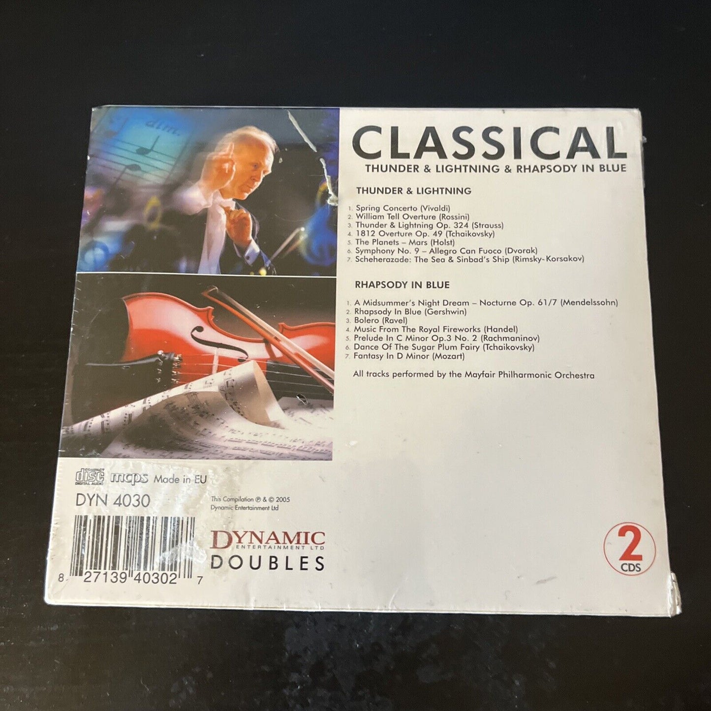 *New Sealed* Classical: Thunder & Lightning & Rhapsody In Blue (CD, 2005)