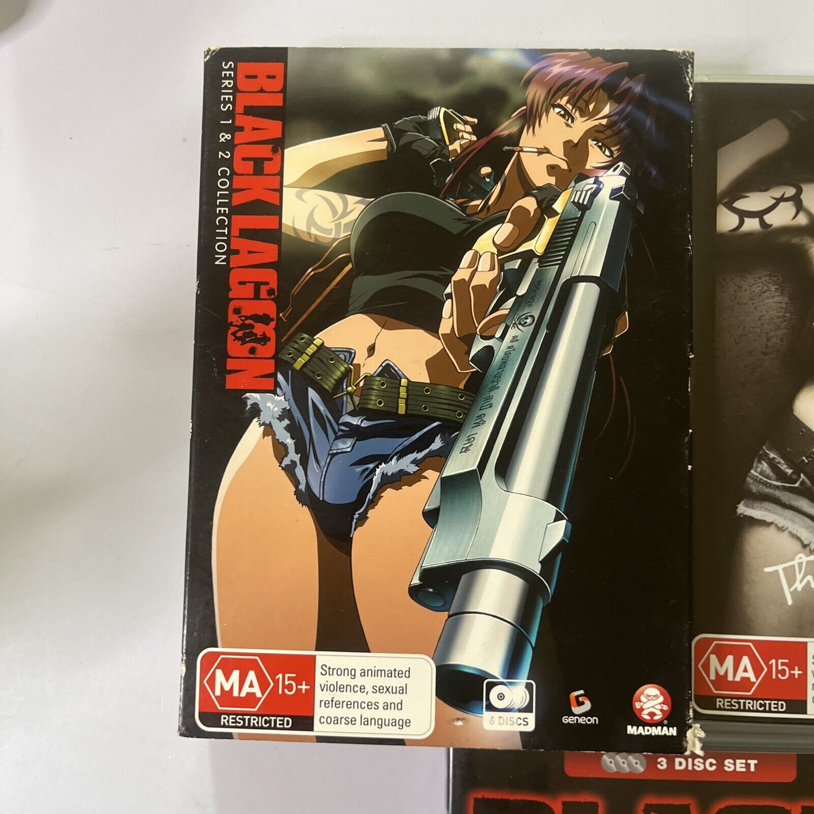 Black Lagoon : Series 1-2 (DVD, 2006, 6-Disc) Region 4 – Retro Unit