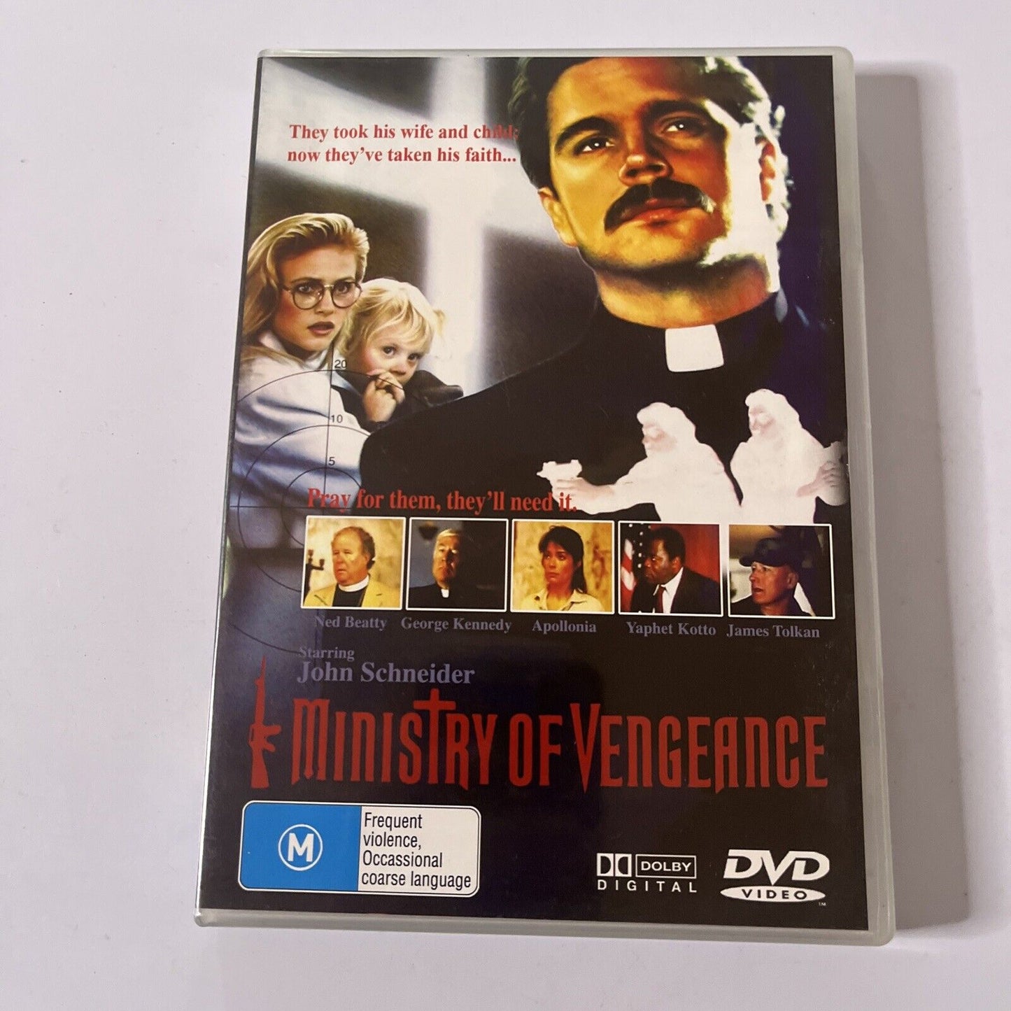 Ministry Of Vengeance (DVD, 1989) John Scnneider NEW All Regions