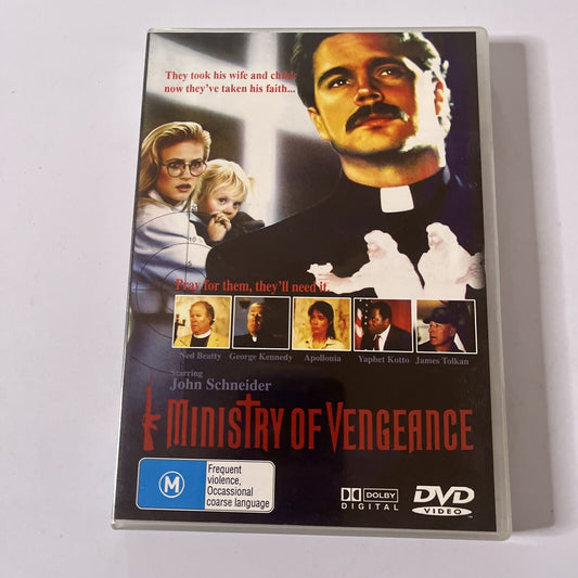 Ministry Of Vengeance (DVD, 1989) John Scnneider NEW All Regions