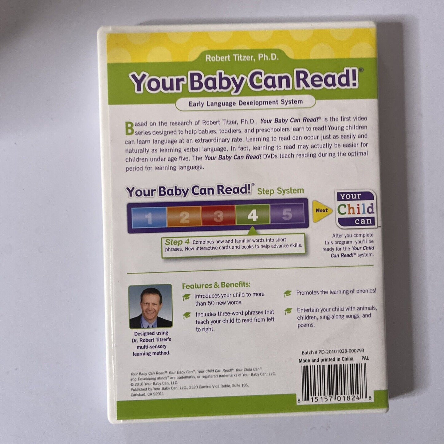 Robert Titzer - Your Baby Can Read! Volume 4 (DVD) All Regions