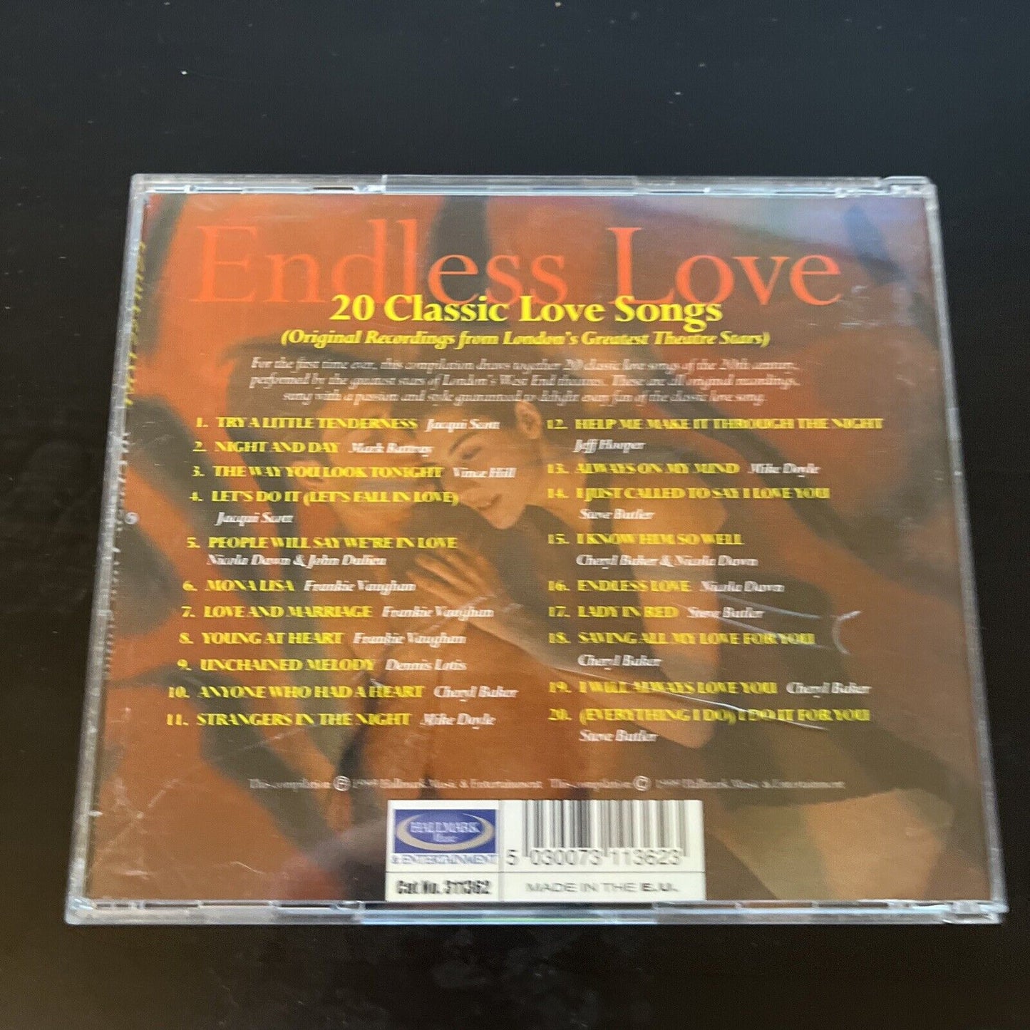 Endless Love - 20 Classic Love Songs (CD, 1999)