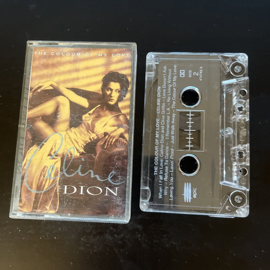 Celine Dion - The Colour Of My Love (Cassette Tape, 1993)