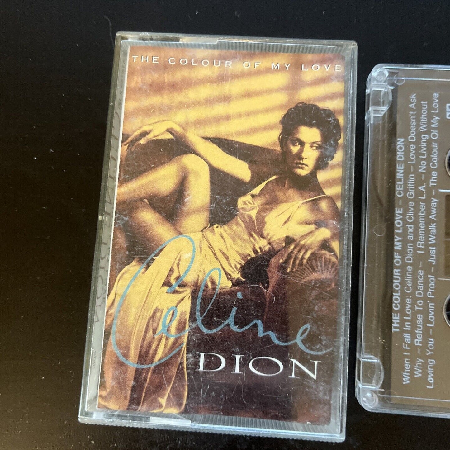 Celine Dion The Colour Of My Love Cassette Tape 1993 Retro Unit