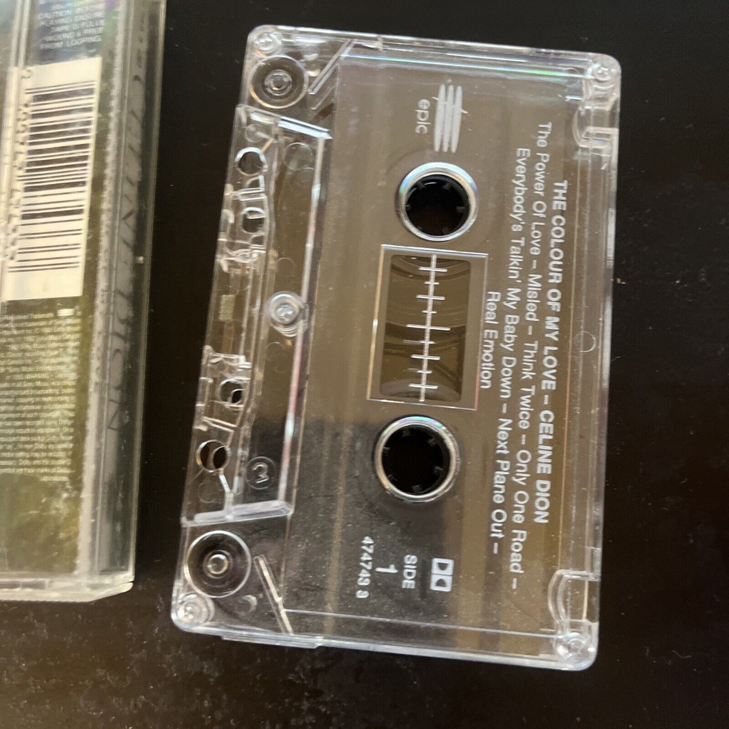 Celine Dion - The Colour Of My Love (Cassette Tape, 1993)