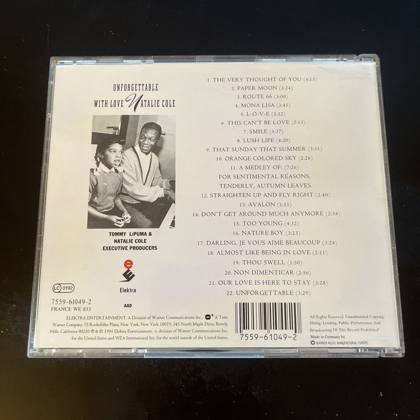 Natalie Cole - Unforgettable...With Love (CD, 1991)