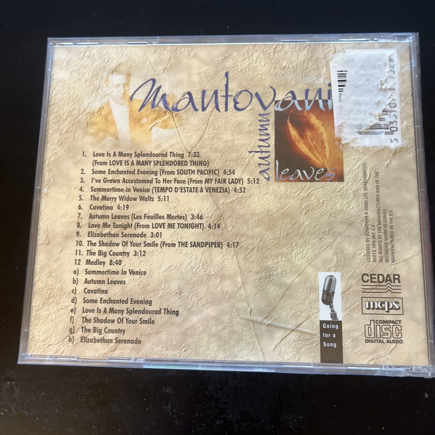 *New Sealed* Annunzio Paolo Mantovani - Autumn Leaves (CD)  Classical Music