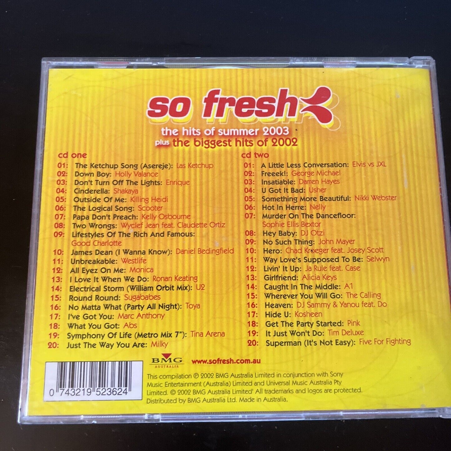 So Fresh The Hits of Summer 2003 Plus Biggest Hits Of 2002 (CD, 2-Disc)