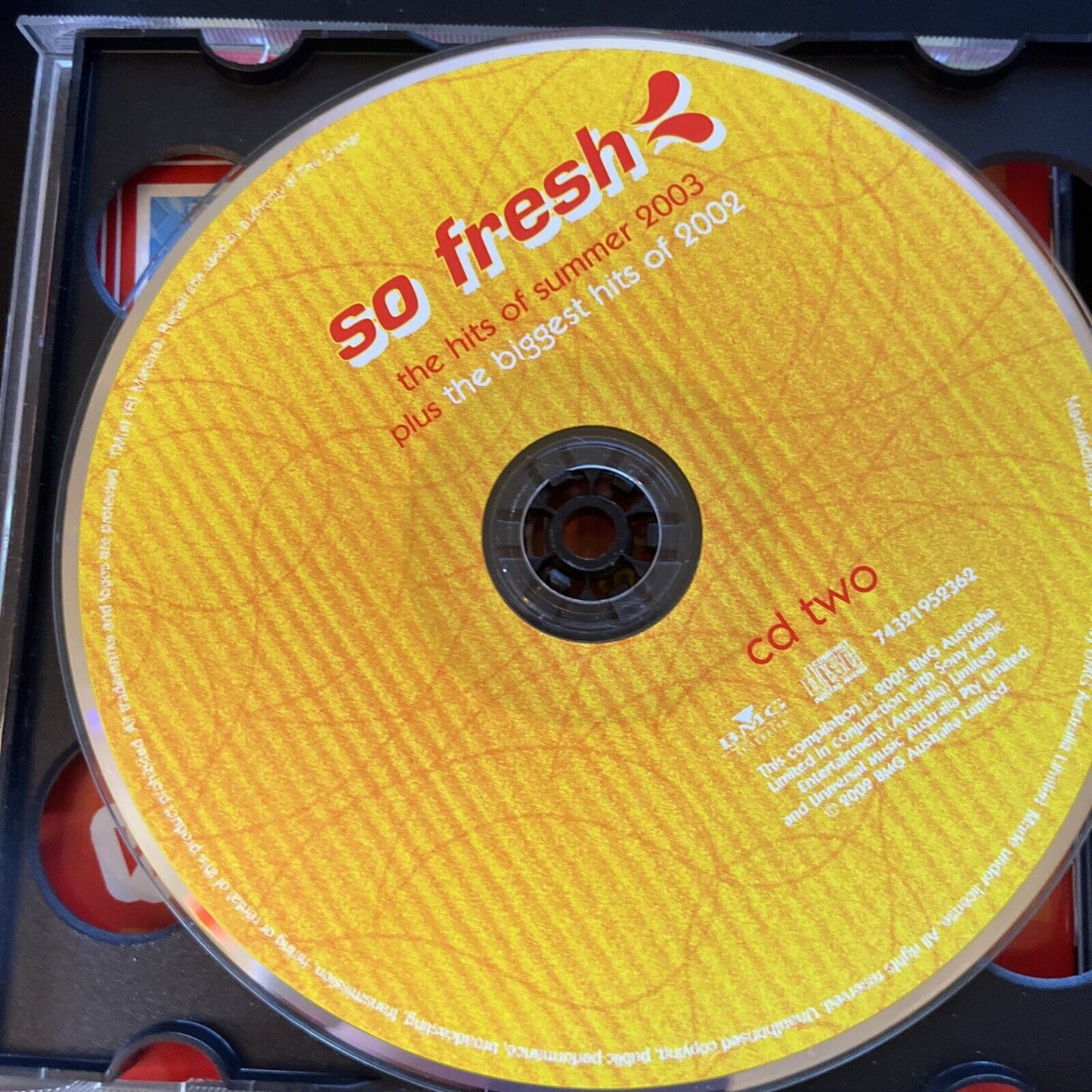 So Fresh The Hits of Summer 2003 Plus Biggest Hits Of 2002 (CD, 2-Disc)