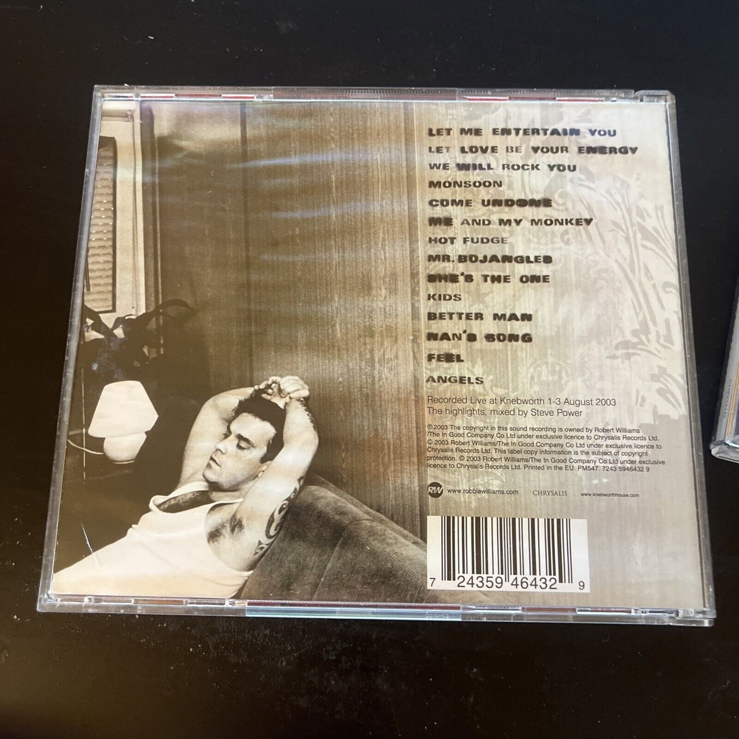 Robbie Williams - Sing When You're Winning / Live Summer 2003 (CD, 2-Disc)