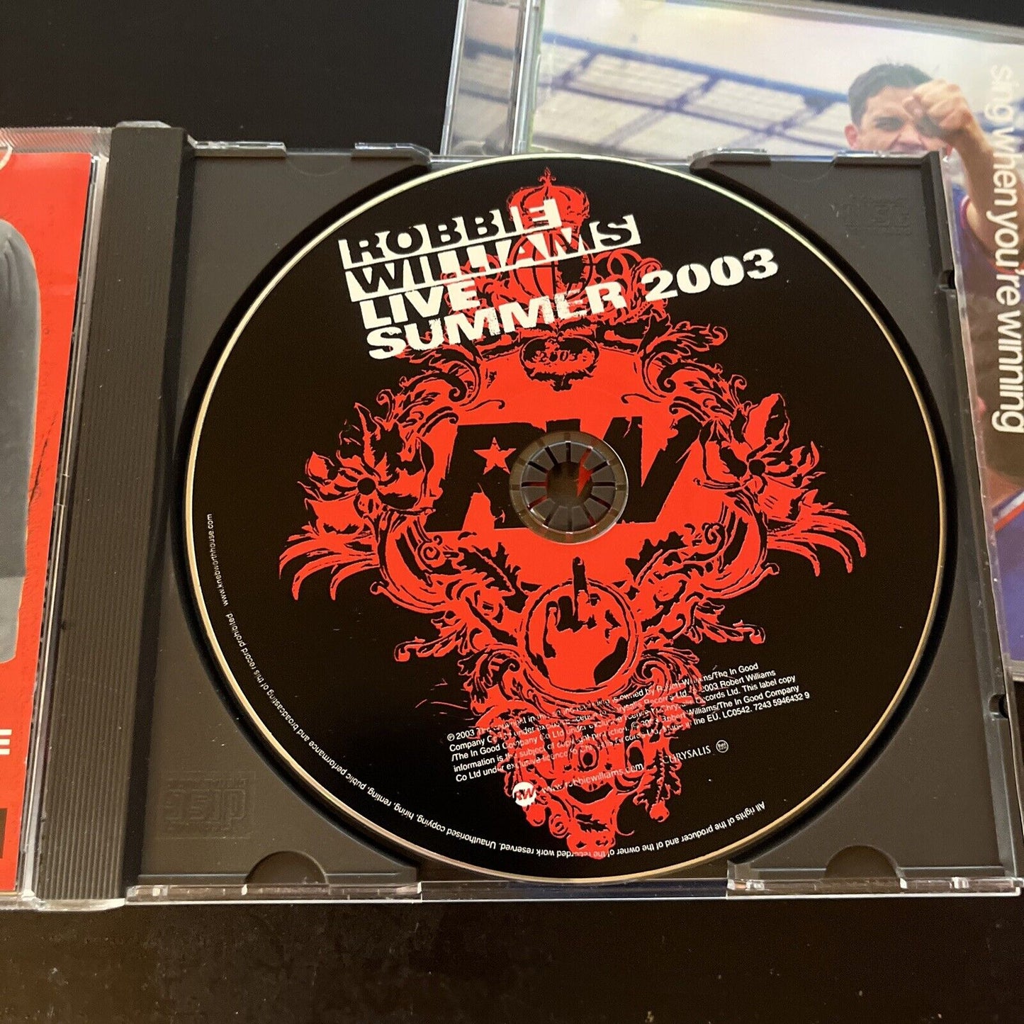 Robbie Williams - Sing When You're Winning / Live Summer 2003 (CD, 2-Disc)