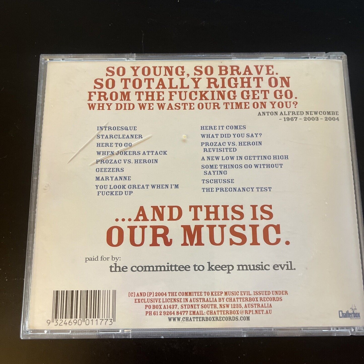 Brian Jonestown Massacre - ... And This Is Our Music (CD, 2004)