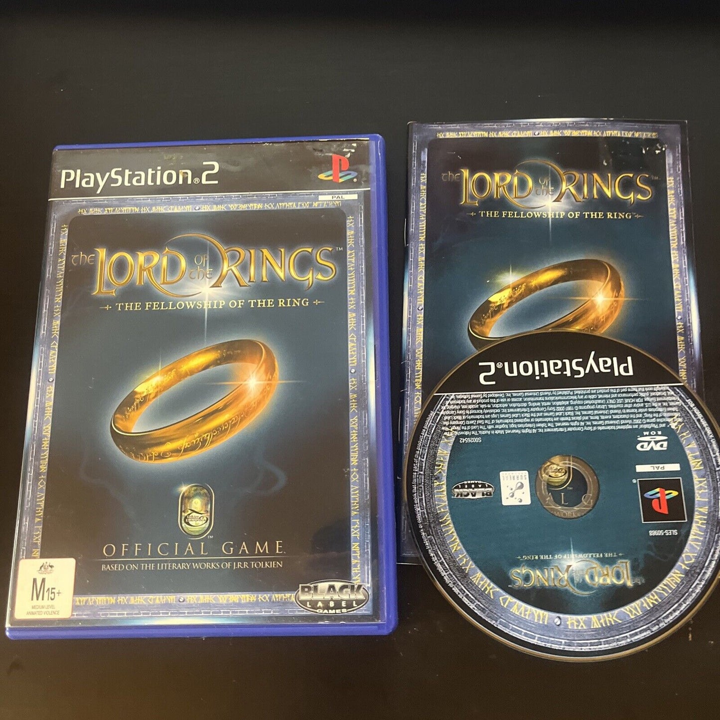 The Lord Of The Rings: The Fellowship Of The Ring Sony PS2 With Manual PAL