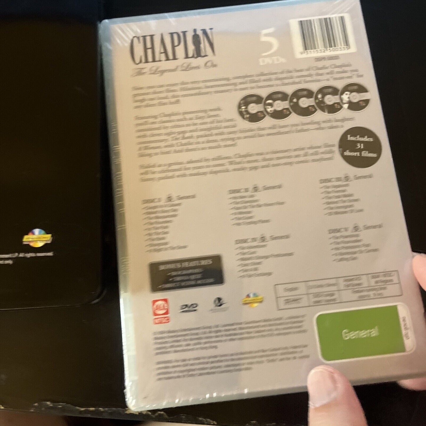 Chaplin Collection - The Legend Lives On - SteelBook (DVD, 5-Disc) All Regions