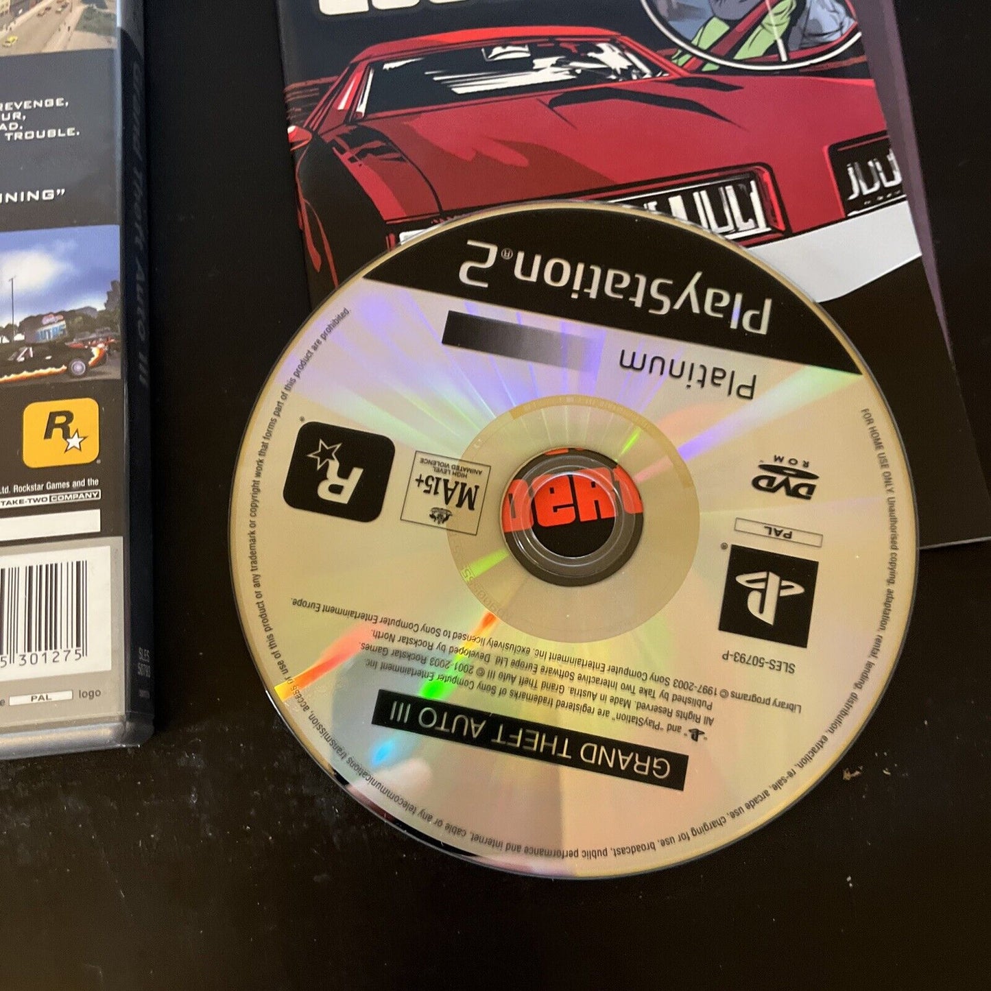 Grand Theft Auto III 3 - Sony Playstation 2 PS2 Game - With Manual & Map PAL