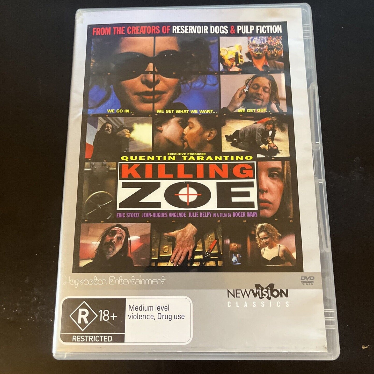 Killing Zoe (DVD, 1994) Julie Delpy, Eric Stoltz Region 4