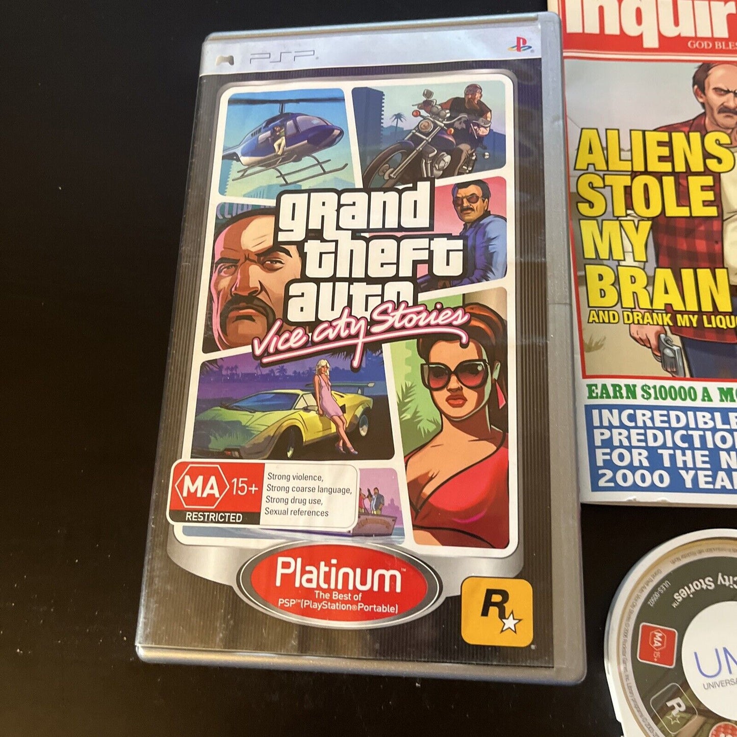 Grand Theft Auto - Vice City Stories PSP Game With Manual