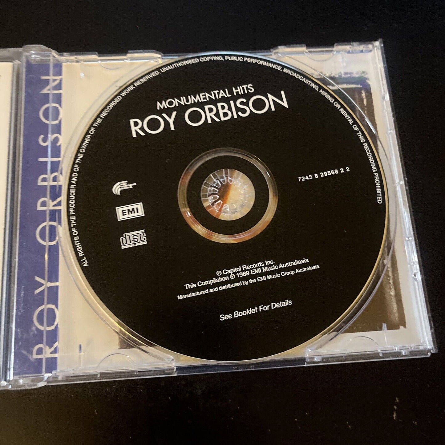 Roy Orbison - Monumental Hits (CD, 1989)