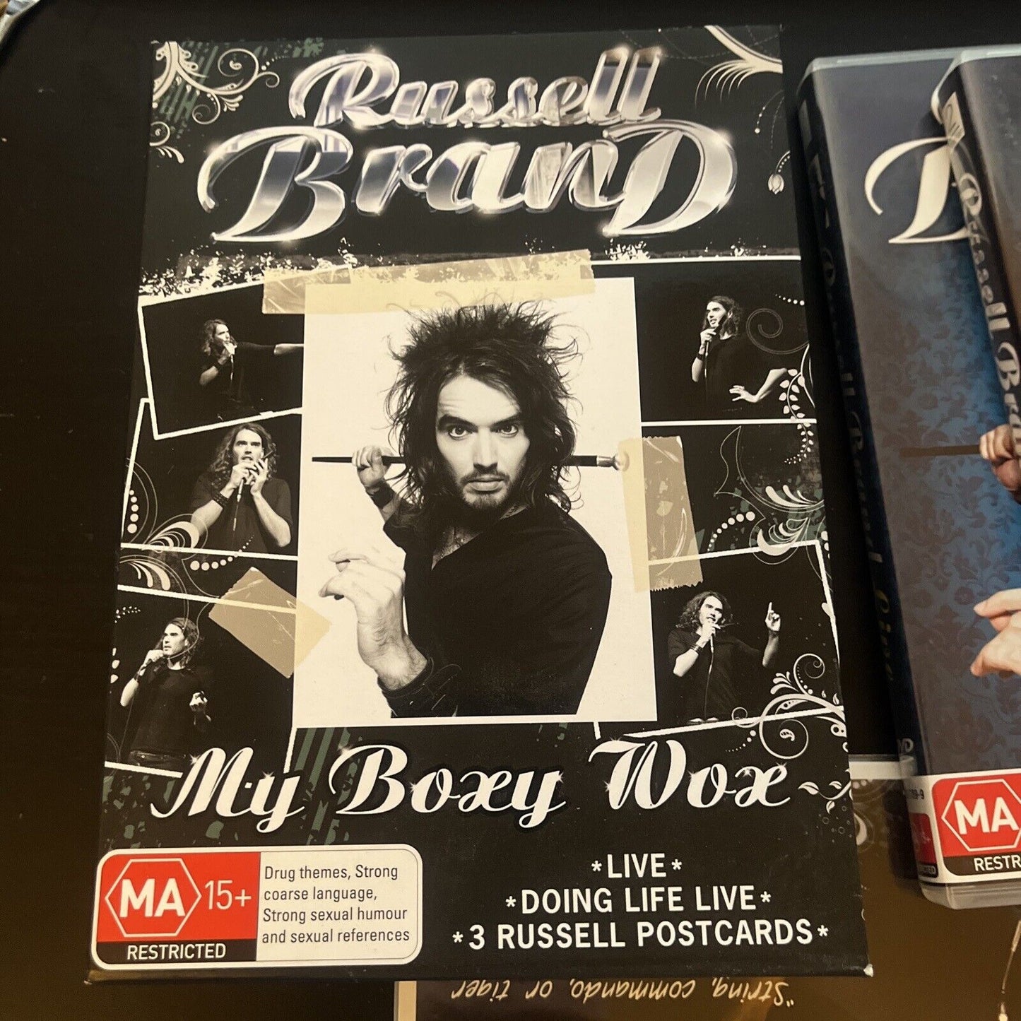 Russell Brand - My Boxy Wox (DVD, 2009, 2-Disc & Postcards) Region 4