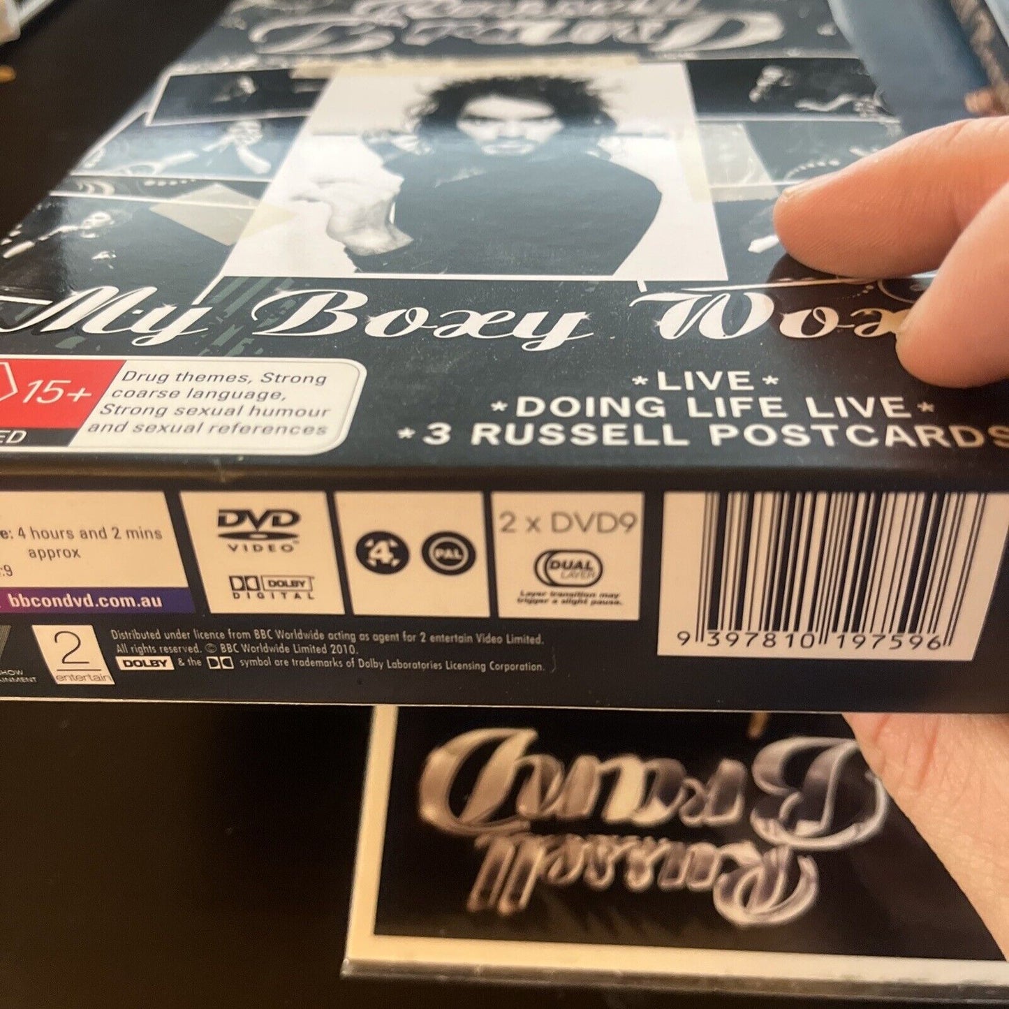 Russell Brand - My Boxy Wox (DVD, 2009, 2-Disc & Postcards) Region 4