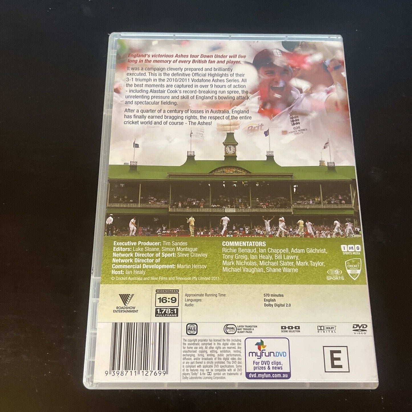 Cricket: The Ashes 2010/2011 Official Highlights (DVD, 2011, 3-Disc) All Regions