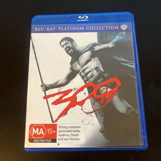 300 - Platinum Edition (Blu-ray, 2006) Lena Headey, Gerard Butler Region B
