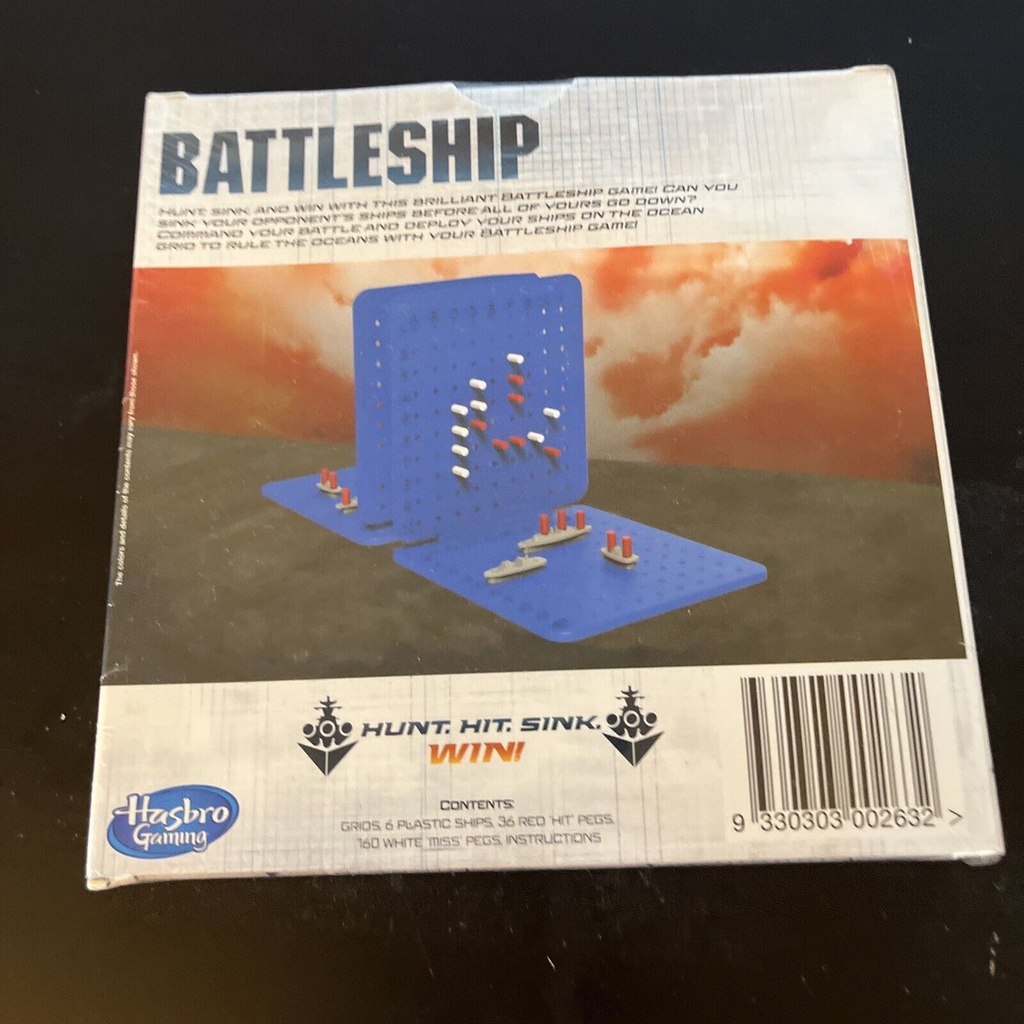 Battleship Mini Version Travel Board Game - Hasbro 2016