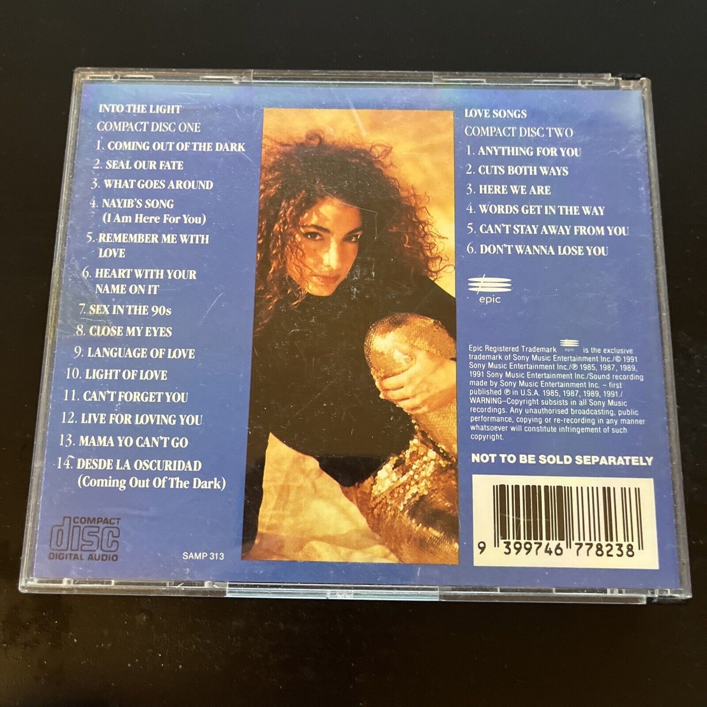 Gloria Estefan - Into The Light (CD, 1991, 2-Disc)