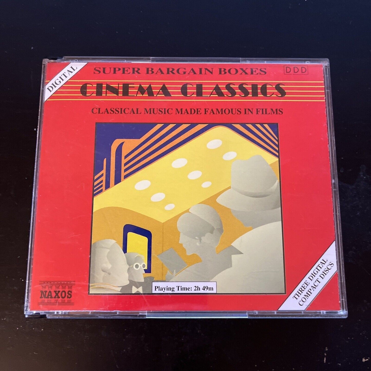 Cinema Classics - Classical Music Made Famous In Films (CD, 1990, 3-Disc)