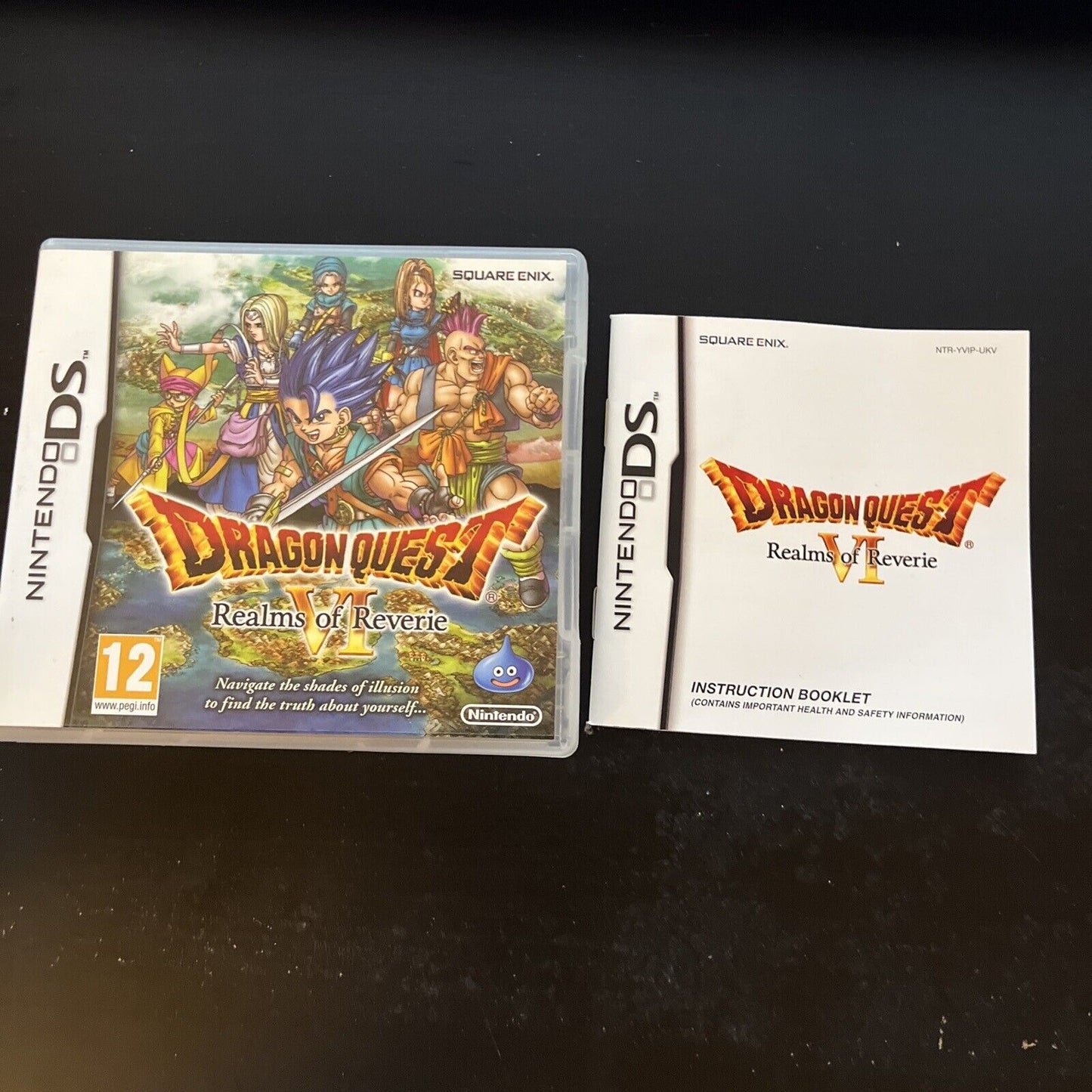 Dragon Quest VI Realms Of Reverie Nintendo DS *No Game - Box & Manual Only*