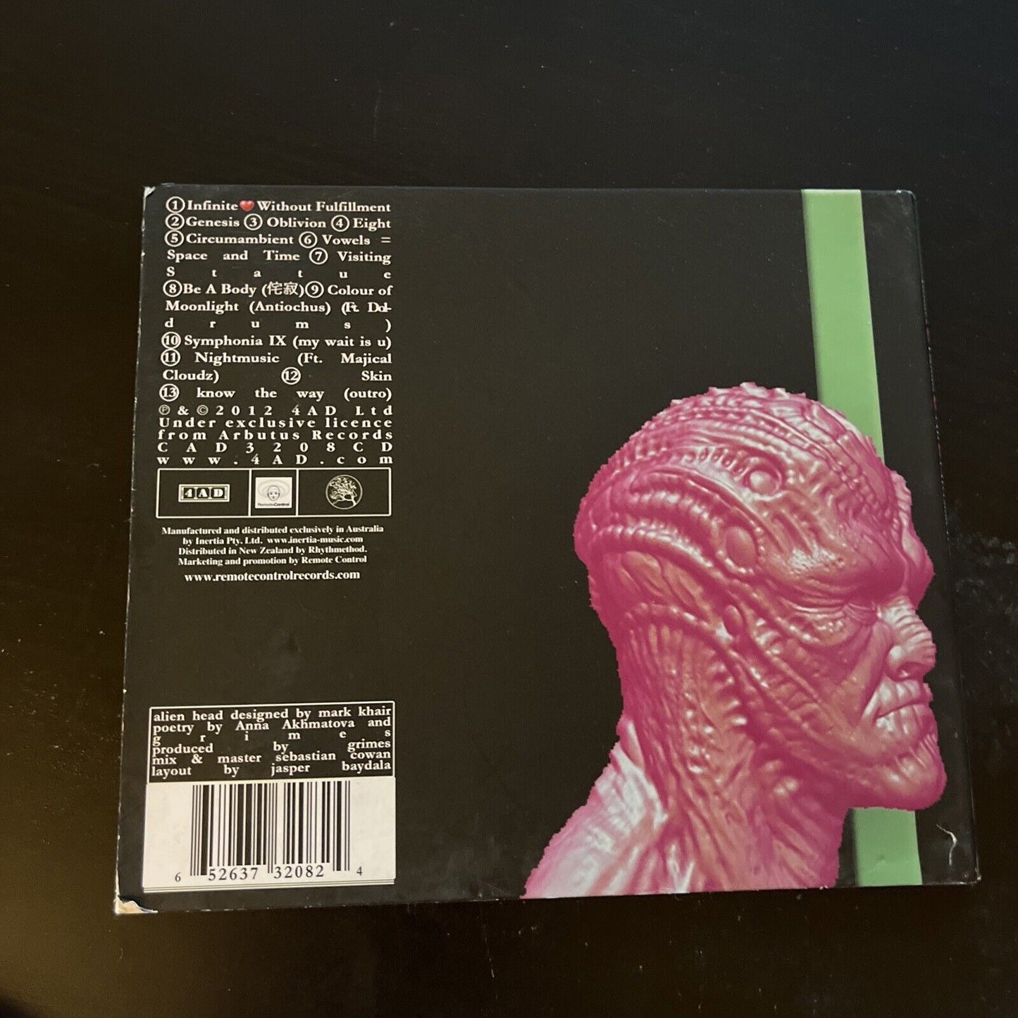 Grimes - Visions (CD, 2012)