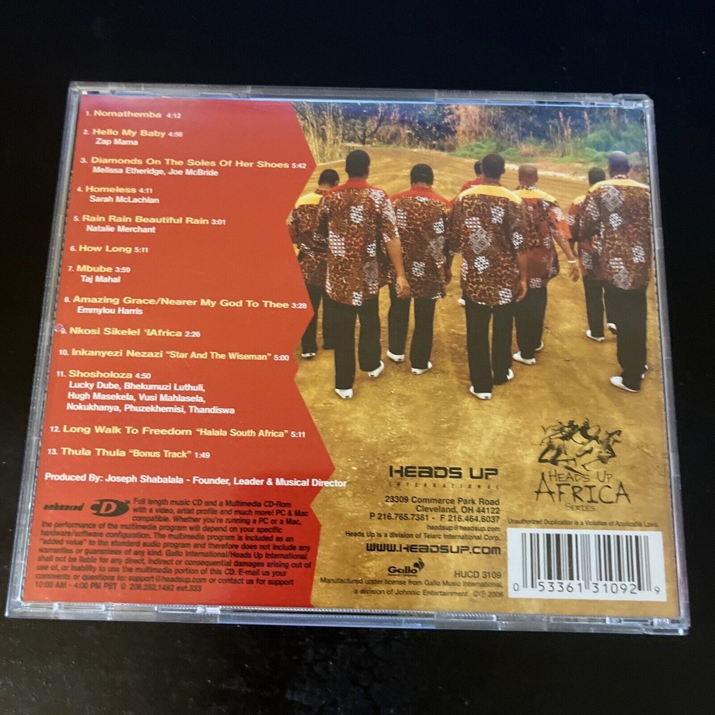 Ladysmith Black Mambazo - Long Walk to Freedom (CD, 2006)